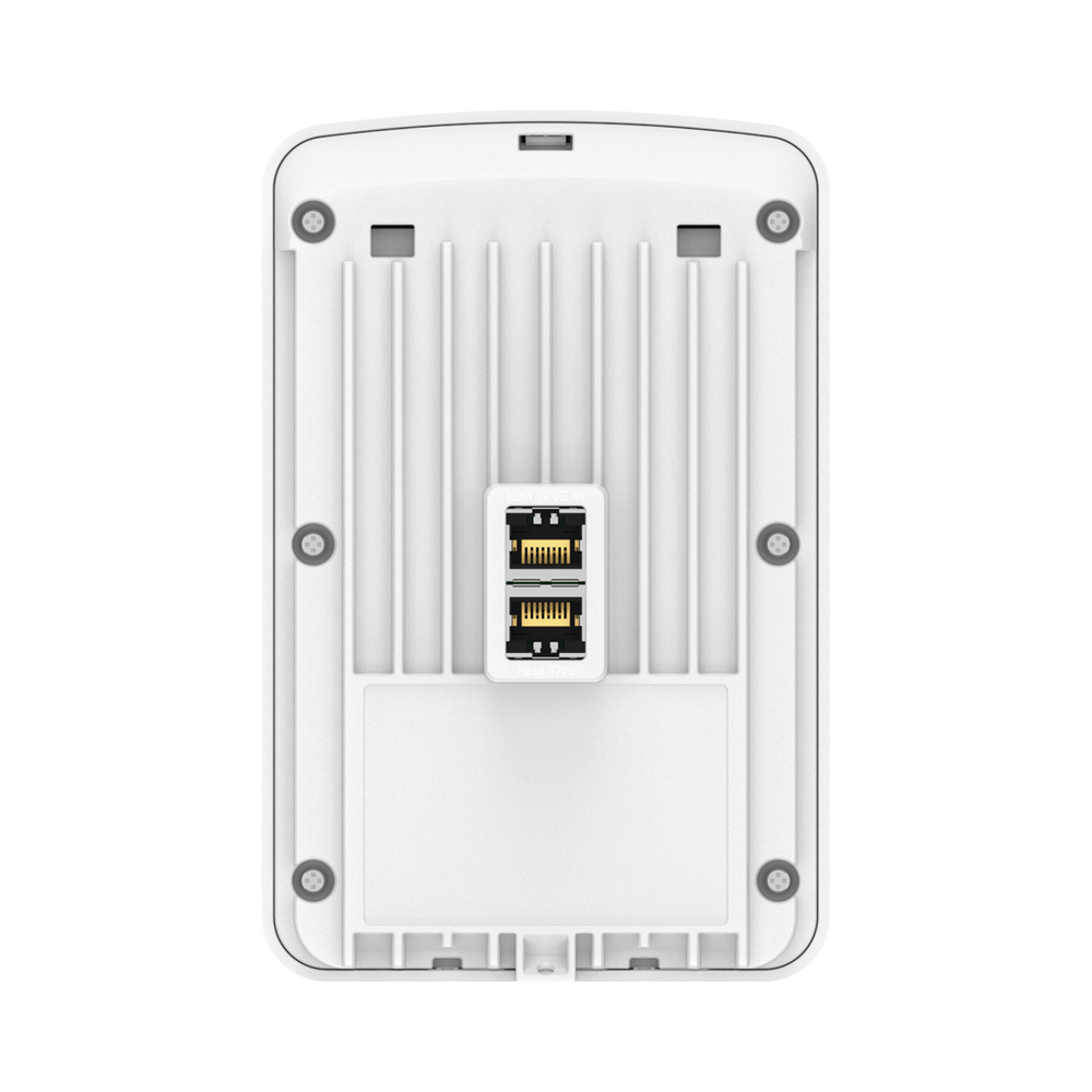 Punto de Acceso Empresarial Wi-Fi 6 / Con diseño para Pared /  3 Puertos Gigabit (1 con Salida PoE) / Doble banda en ( 2.4 y 5 GHz) / Hasta 2.5 Gbps / Gestión desde la Nube / Alimentación PoE af