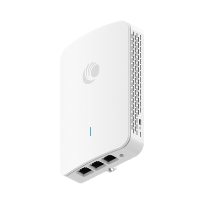 Punto de Acceso Empresarial Wi-Fi 6 de Pared Cambium Networks XV2-22H con 3 Puertos Gigabit (1 con Salida PoE) / Gestión desde la Nube / Alimentación PoE