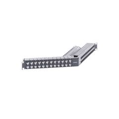 Patch Panel Z-MAX de 48 puertos, Blindado, Precargado con Jacks Categoría 6A,  Angulado, 1UR
