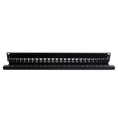 Patch Panel UTP Z-MAX de 24 Puertos, Precargado con Jacks Categoría 6, Plano, 1UR