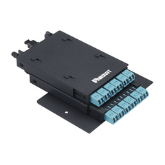 Soporte Para 2 Casetes HD Flex de 6 Puertos Duplex, Para Uso con Gabinetes de Zona, Color Negro