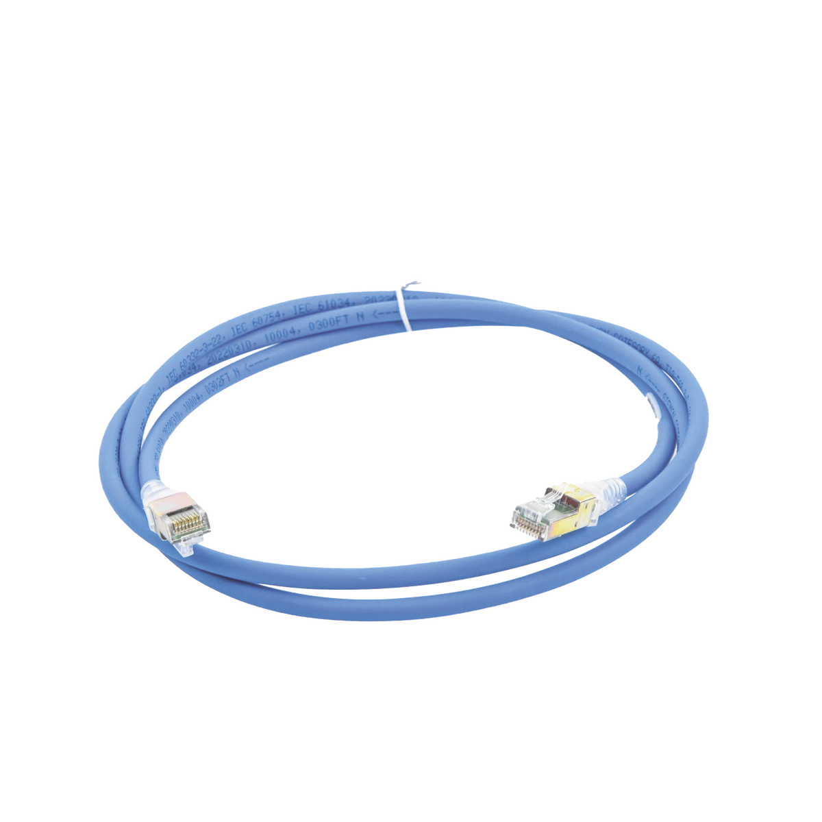 Patch Cord Z-MAX Cat6A UTP, CM, 1.52 Metros (5 Pies), Color Azul, Versión Bulk (Sin Empaque Individual)