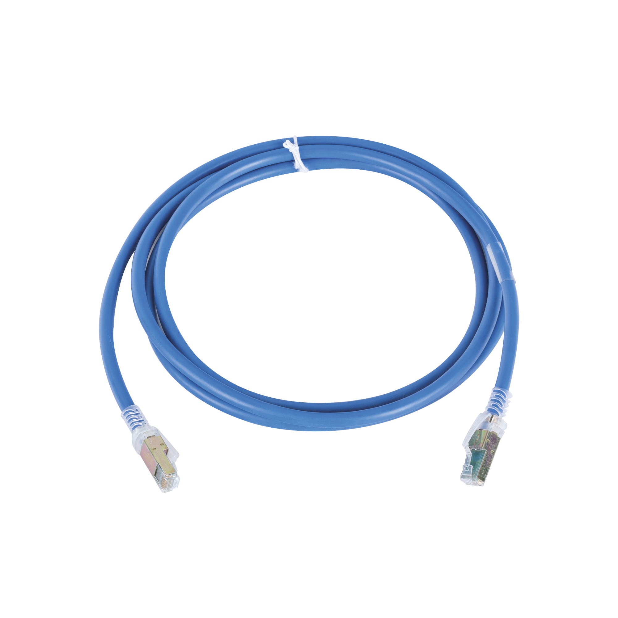 Patch Cord Z-MAX Cat6A UTP, CM, 2.13 Metros (7 Pies), Color Azul, Versión Bulk (Sin Empaque Individual)