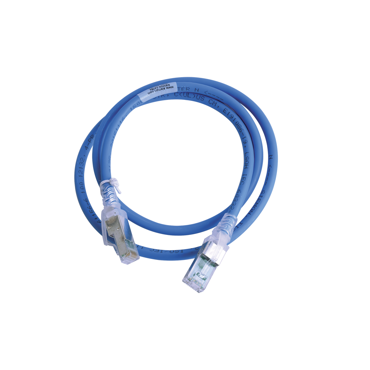 Patch Cord Z-MAX Cat6A S/FTP, CM/LS0H, 0.91 Metros (3 Pies), Color Azul
