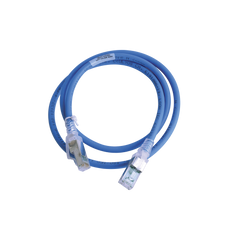 Patch Cord Z-MAX Cat6A S/FTP, CM/LS0H, 0.91 Metros (3 Pies), Color Azul