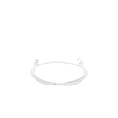 Patch Cord Z-MAX Cat6A S/FTP, CM/LS0H, 5ft, Color Blanco, Versión Bulk (Sin Empaque Individual)