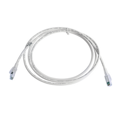 Patch Cord Z-MAX Cat6A S/FTP, CM/LS0H, 2.13 Metros (7 Pies), Color Blanco