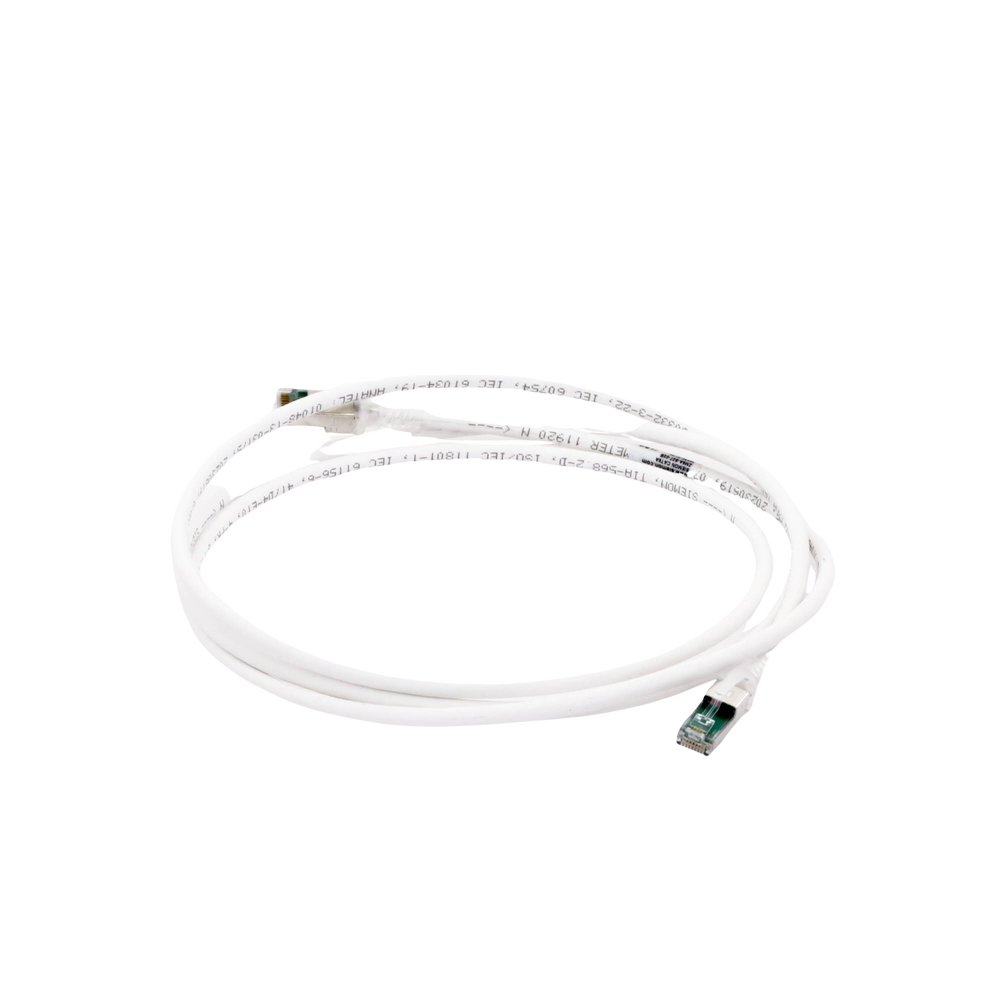 Patch Cord Z-MAX Cat6A S/FTP, CM/LS0H, 2.13 Metros (7 Pies), Color Blanco, Versión Bulk (Sin Empaque Individual)