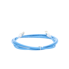 Patch Cord Z-MAX Cat6A S/FTP, CM/LS0H, 2.13 Metros (7 Pies), Color Azul, Versión Bulk (Sin Empaque Individual)