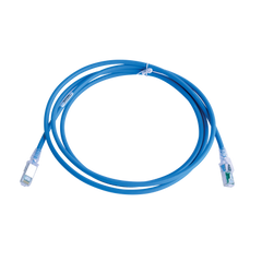 Patch Cord Z-MAX Cat6A S/FTP, CM/LS0H, 7ft, Color Azul, Versión Bulk (Sin Empaque Individual)