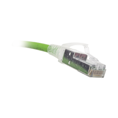 Patch Cord Z-MAX Cat6A S/FTP, CM/LS0H, 7ft, Color Verde, Versión Bulk (Sin Empaque Individual)