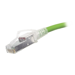 Patch Cord Z-MAX Cat6A S/FTP, CM/LS0H, 7ft, Color Verde, Versión Bulk (Sin Empaque Individual)