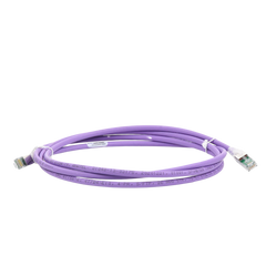 Patch Cord Z-MAX Cat6A S/FTP, CM/LS0H, 2.13 Metros (7 Pies), Color Violeta, Versión Bulk