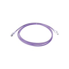 Patch Cord Z-MAX Cat6A S/FTP, CM/LS0H, 2.13 Metros (7 Pies), Color Violeta, Versión Bulk