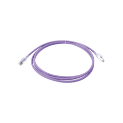Patch Cord Z-MAX Cat6A S/FTP, CM/LS0H, 7ft, Color Violeta, Versión Bulk