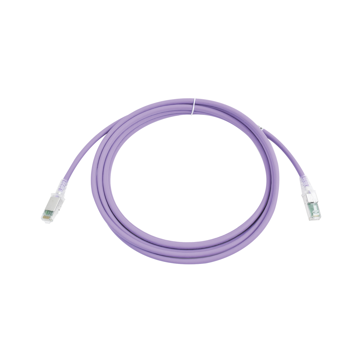 Patch Cord Z-MAX Cat6A S/FTP, CM/LS0H, 3.05 Metros (10 Pies), Color Violeta, Versión Bulk