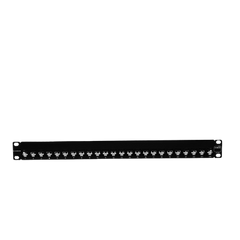 Patch Panel Z-MAX, de 24 puertos, Modular (vacío), Plano, 1UR