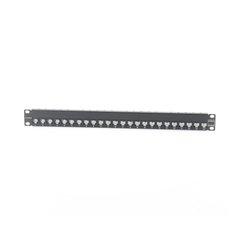 Patch Panel Z-Max, Blindado, de 24 Puertos, Modular (Vacío), Plano, 1UR