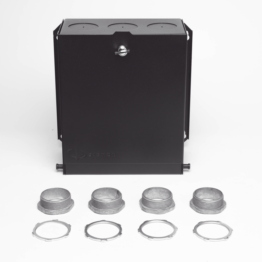 Caja de Zona (Punto de Consolidación), de 24 Puertos, Ideal para Soportar Cableado en una Gran Variedad de Áreas de Trabajo, Compatible con Conectores MAX, Z-MAX, o TERA, Color Negro