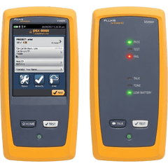 Certificador DSX-8000 para Cable de Cobre Cat5e, Cat6, Cat6A y Cat8, Precisión de Nivel VI/2G (2 GHz), Con WiFi Integrado y Pantalla LCD de 5.7 Pulgadas (14.48 cm), Versión Internacional