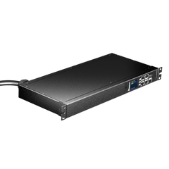 PDU ES2P Monitoreable (MI) para Distribución de Energía, Enchufe de Entrada NEMA 5-20P, Con 8 Salidas 5-20R, Horizontal 19in, 120 Vca, 20 Amp, 1 UR
