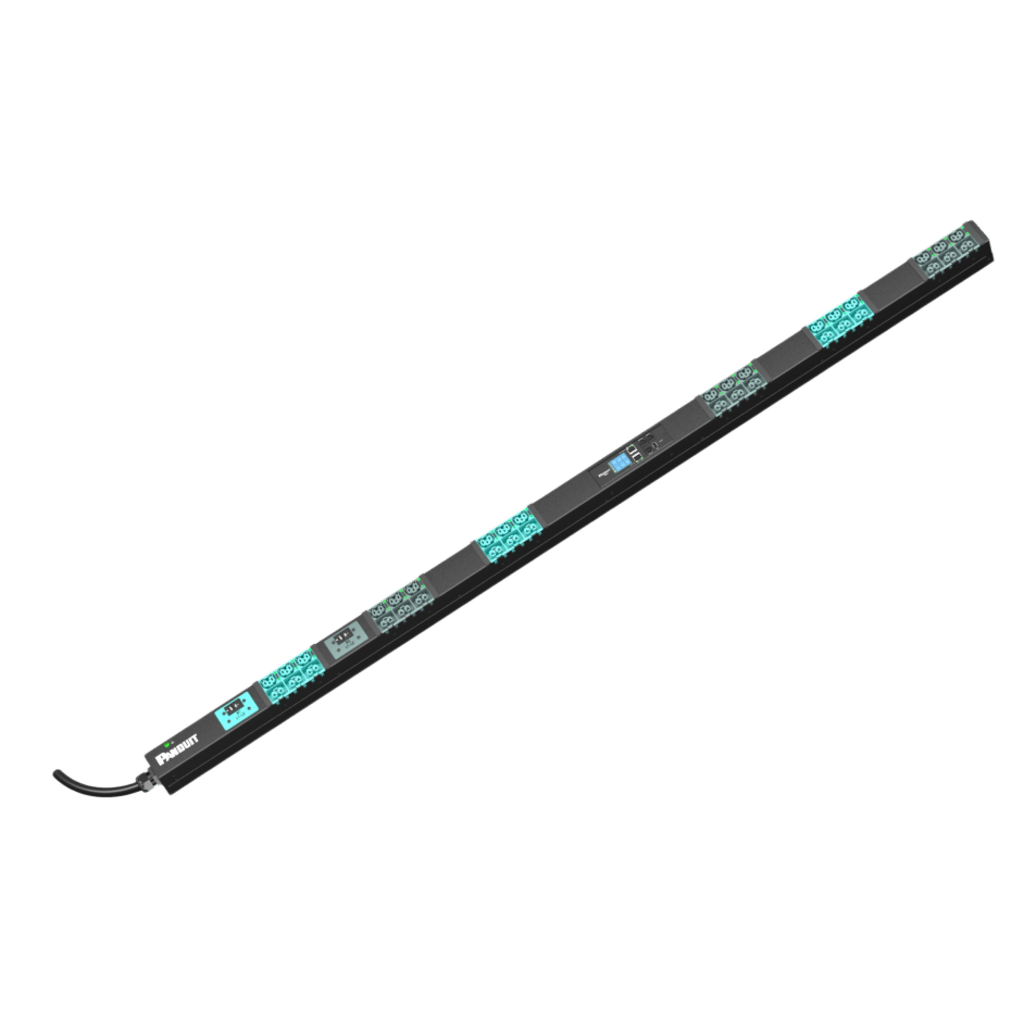 PDU EL2P Inteligente Monitoreable y Switchable (MS) para Distribución de Energía, Enchufe de Entrada NEMA L6-30P, Con 18 Salidas C13/C15 y 18 C13/C15/C19/C21, de Instalación Vertical, 208 Vca, 30 Amp