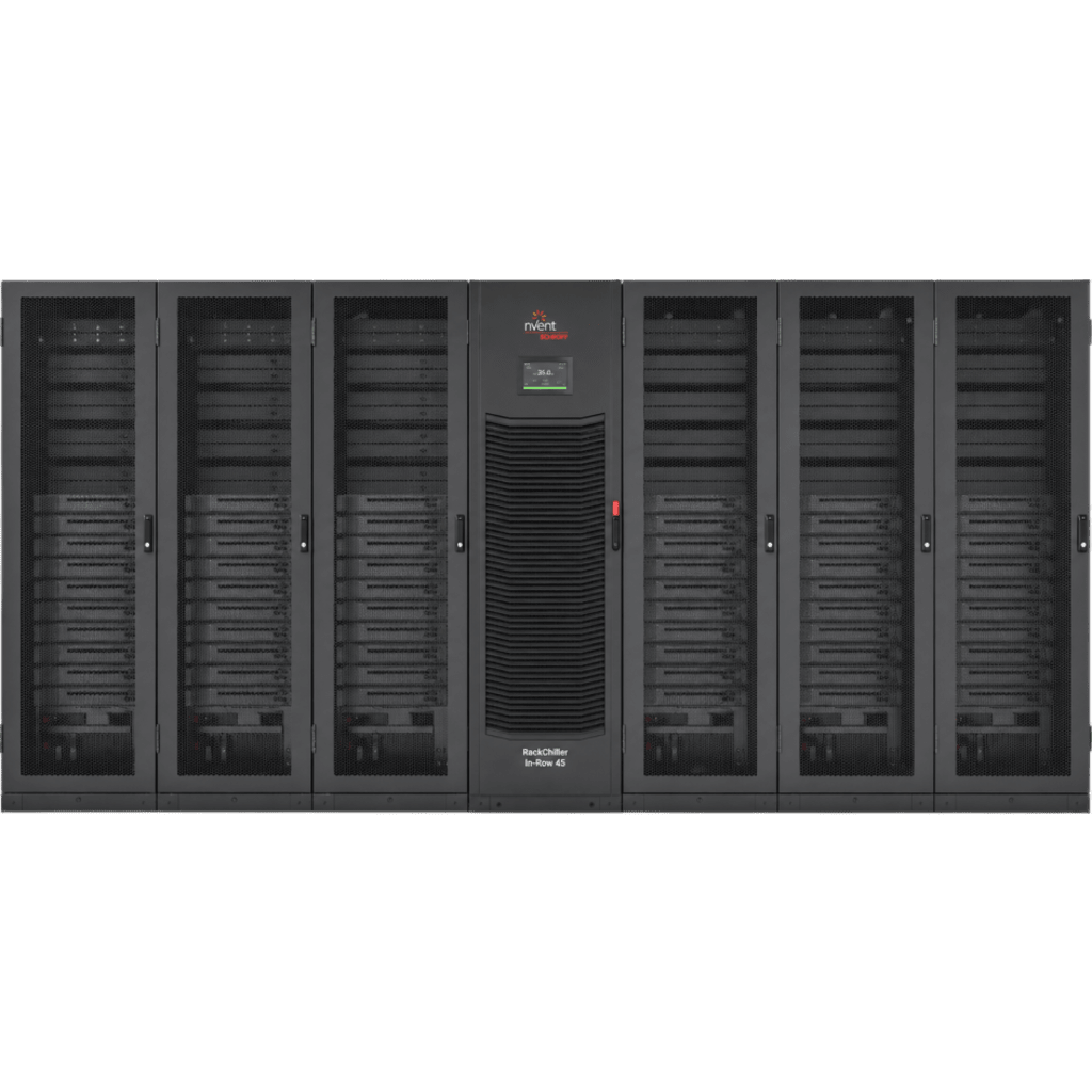 Enfriador In-Row Aire-Agua 45 kW / 42U / 1200 mm (47.2 in) de Profundidad / 200-240 VCA / IP20 / Bastidor Móvil Varistar CP / Hoffman RackChiller