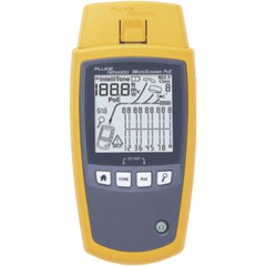 Kit Profesional de Verificador de Red MicroScanner PoE, para Comprobación de Redes de Voz, Datos, Video y PoE 802.3af, at, bt y UPOE, con Pantalla LCD Retroiluminada