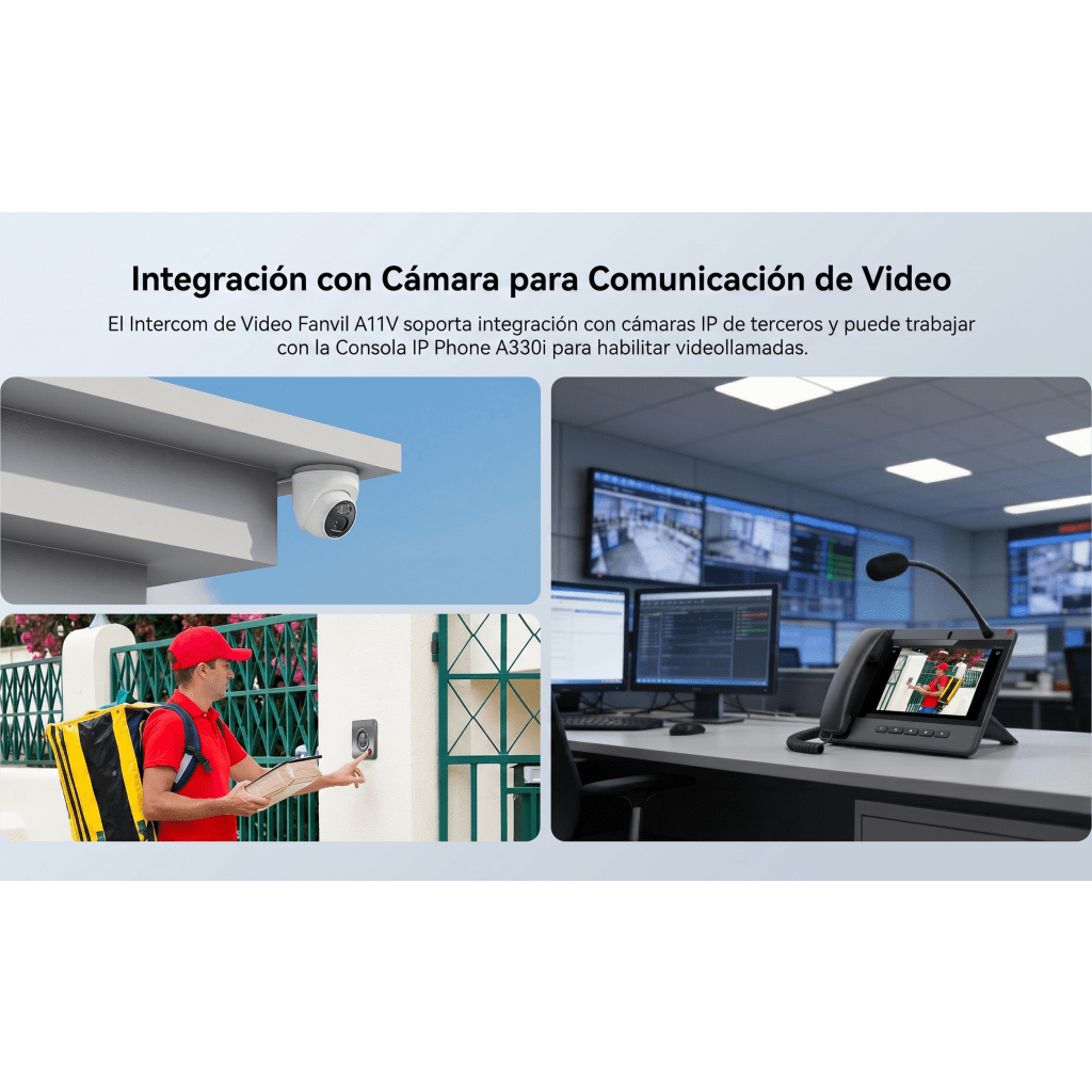 Video Intercom IP para Exterior / Cámara 4 Megapixel (1080p) / HDR e Iluminación IR / Altavoz 5W y Doble Micrófono con Reducción de Ruido / Panel Acero Inoxidable y Cuerpo Aluminio / IP66 e IK10 / PoE+ / 2 Líneas SIP