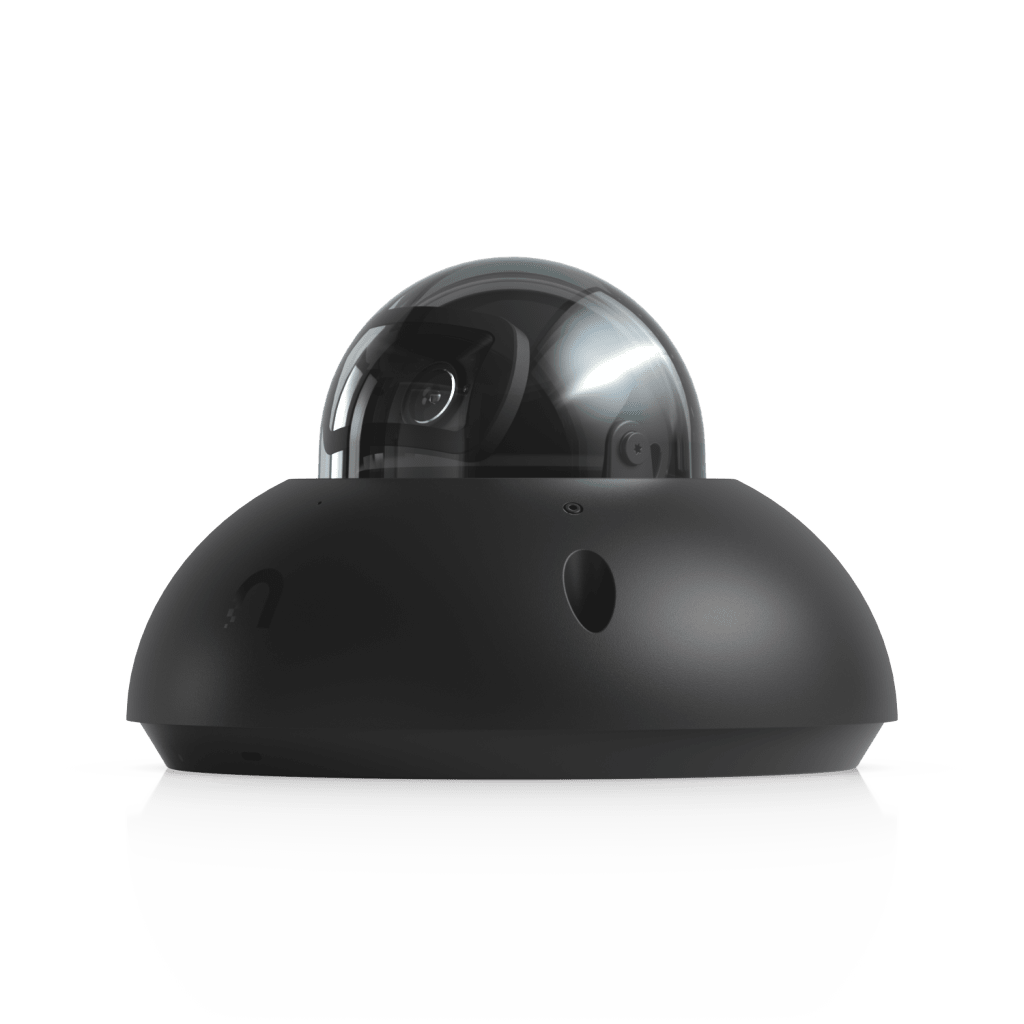 UniFi G6 Dome – Cámara 4K Antivandálica y Todo Clima con Sensor de 8 MP (1/1.8”), Motor de IA Multi-TOPS y Visión Nocturna Infrarroja de Largo Alcance, Color Negro