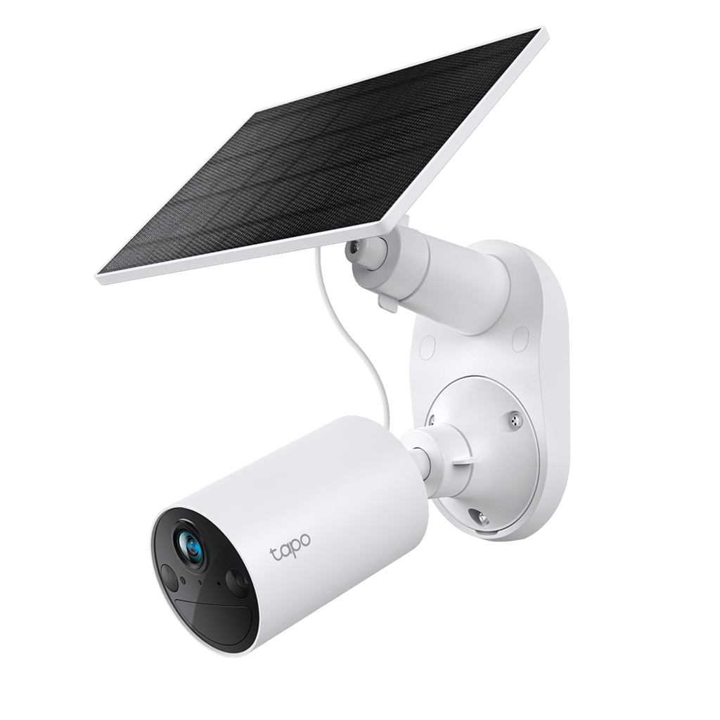 Kit Cámara Seguridad Solar / 2K 3MP (2304×1296 px) / Visión Nocturna Color / Batería 6400 mAh 180 Días / IP65 / Panel Solar Integrado / Detección IA Personas / Audio Bidireccional