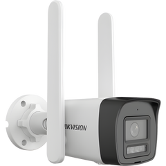 [Dual Light + 4G] Bala IP 4 Megapixel / Lente 2.8 mm / 30 mts IR + 30 mts Luz Blanca / Micrófono Integrado / ACUSENSE Lite / Exterior IP67 / H.265 / Micro SD