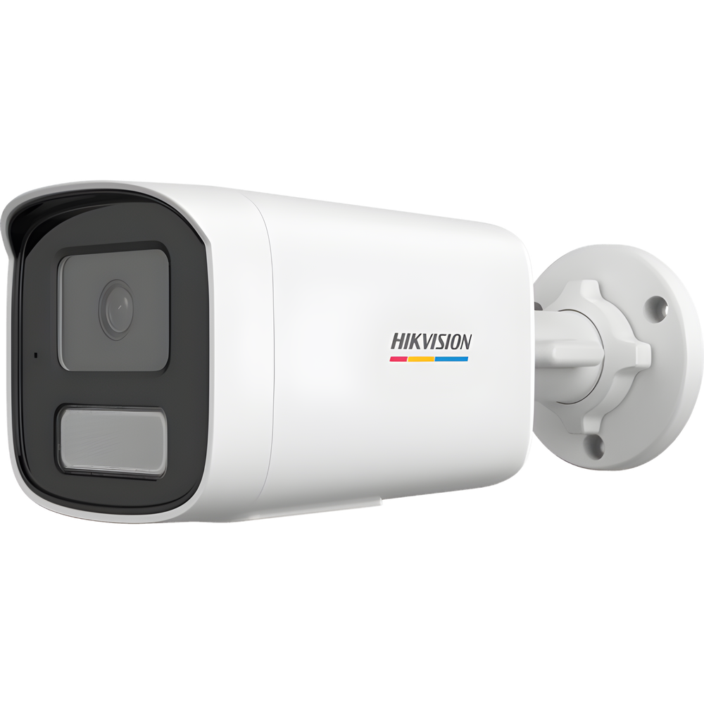 [ColorVu 3.0 + MD 3.0] Bala IP 2 Megapixel / Lente 4 mm / 50 mts IR + 50 mts Luz Blanca / Micrófono Integrado / Motion Detection 3.0 / Exterior IP67 / dWDR / PoE / Micro SD