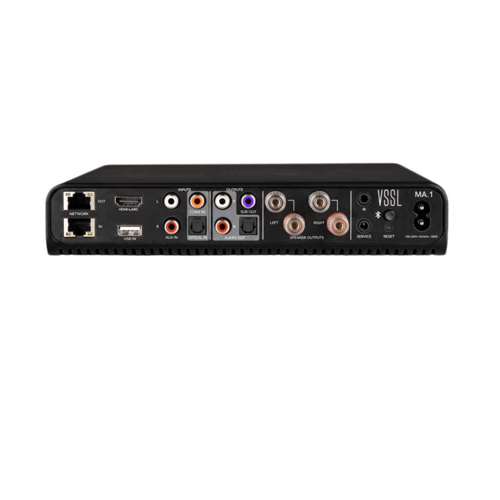 Amplificador de Audio Streaming | 1 Zona 2 Canales | Clase D 125W @ 8&Omega; | Native Streaming™ | AirPlay 2 | Google Cast | Bluetooth 5.3 | HDMI eARC | Multiroom Audio | BLAST™ LED