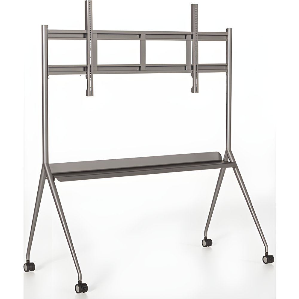 Montaje de Piso Móvil para Pantallas de 75 y 86" / Compatible con VESA / Incluye Soporte para Pantalla