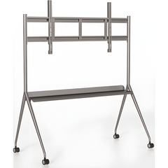 Montaje de Piso Móvil para Pantallas de 75 y 86" / Compatible con VESA / Incluye Soporte para Pantalla