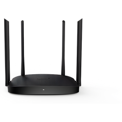 Router Inalámbrico WISP / Hasta 1200 Mbps / Doble Banda AC (2.4 GHz y 5 GHz) / 3 Puertos LAN 10/100 Mbps + 1 Puerto WAN 10/100 Mbps / 4 Antenas Externas Omnidireccional de 5 dBi / Interior