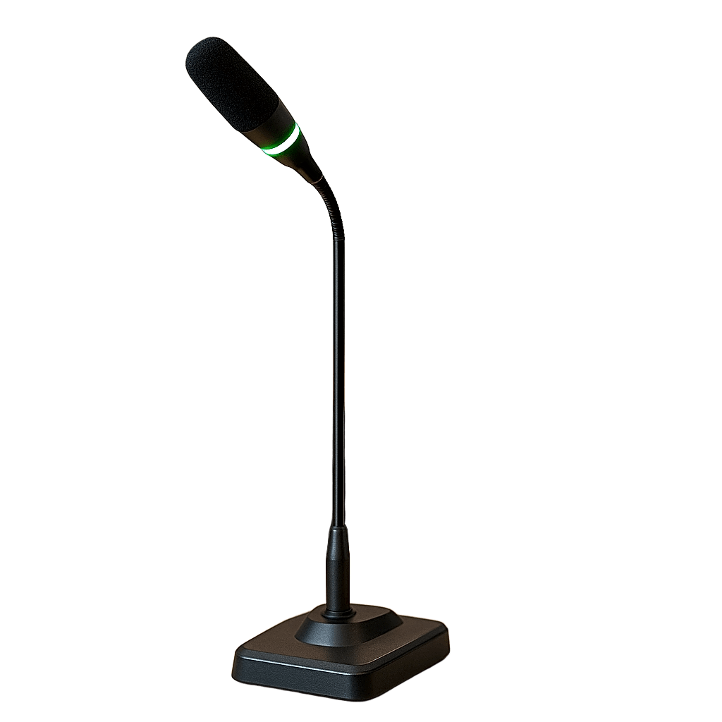 MICRÓFONO HIPERCARDIOIDE DE 58 CM CON ANILLO LED PARA UNIDADES ATUC.