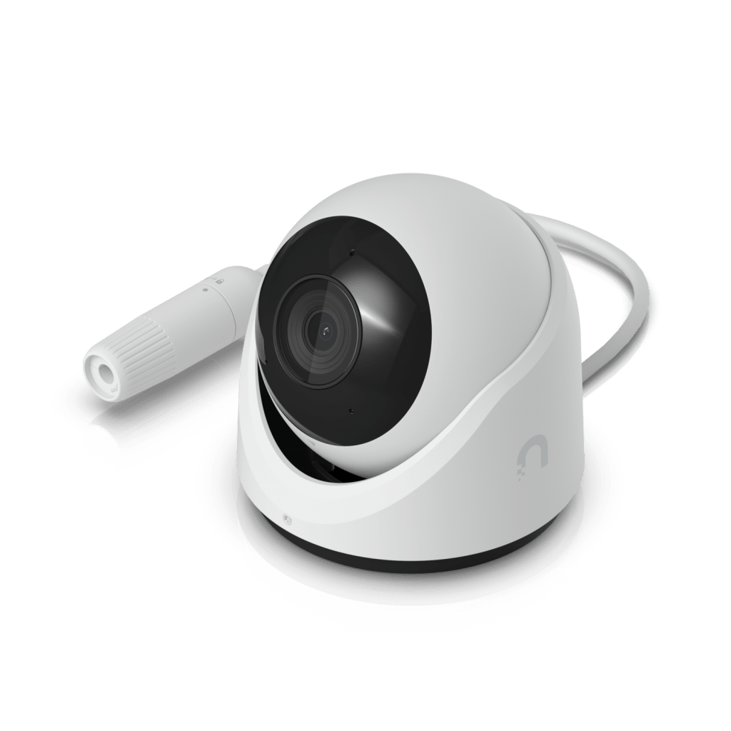 Cámara de Seguridad Turret Color Blanco / Alimentación PoE/ Resistente a Manipulaciones IK04/ Sensor de Imagen 1/1.8" 8MP/ Ajuste Manual 3 Ejes