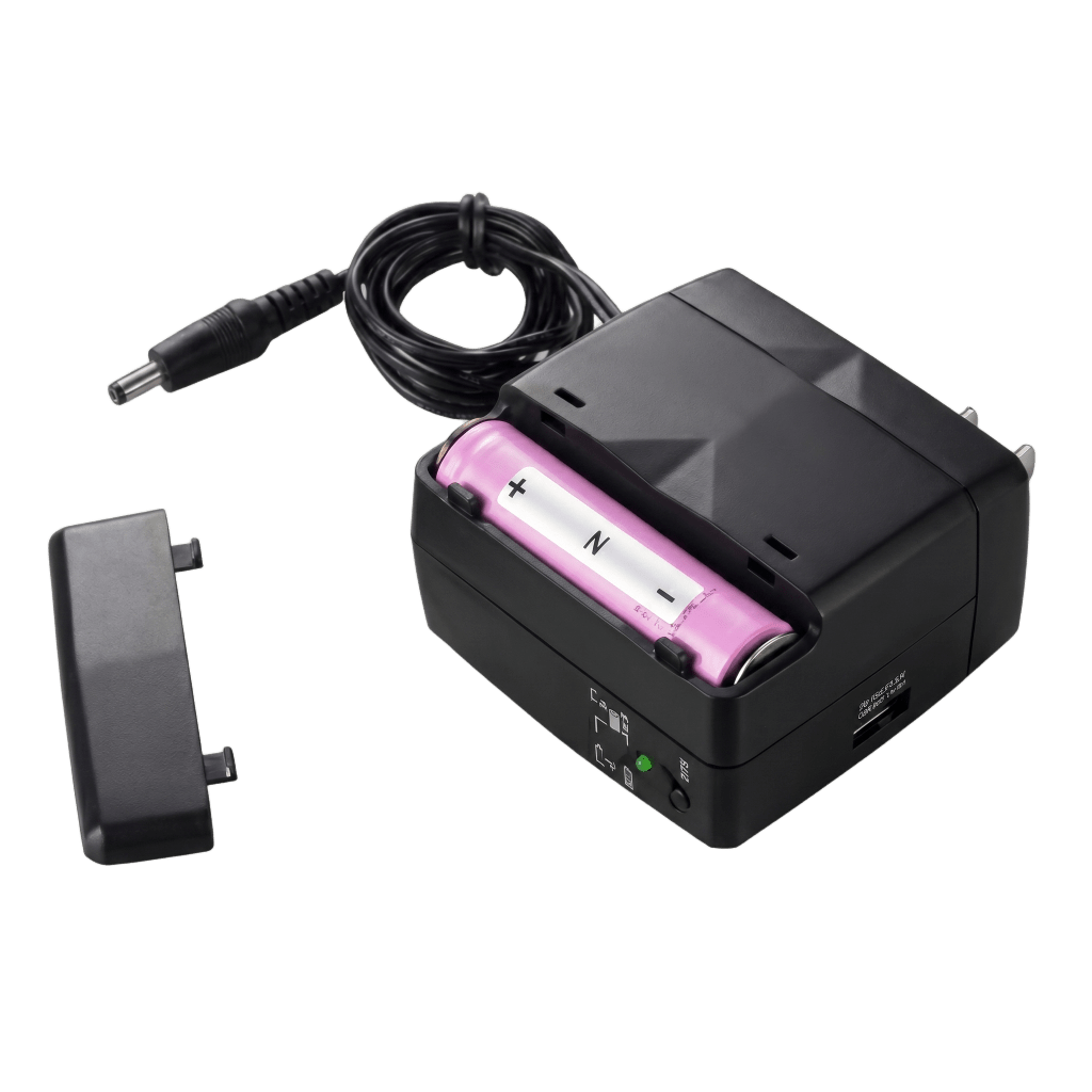 Mini UPS de CD 25 W / Entrada 120 Vca / Salida 12 Vcd / Clavija NEMA 5-15P de entrada / Batería de Litio