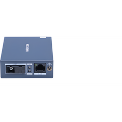 Transceptor Fibra Óptica Gigabit / Monofibra Monomodo / 3 km Distancia / 10/100/1000 Mbps RJ45 / SC / Metal Industrial / 4 kV Protección Rayos / -20°C a 60°C