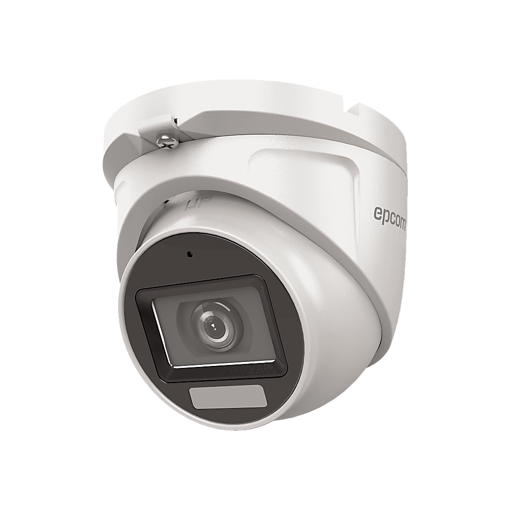 [DUAL LIGHT + COLORVU] TURRET TURBOHD 3K / 20 MTS IR + 20 MTS LUZ BLANCA/ LENTE 2.8 /  MICROFONO INTEGRADO / EXTERIOR IP66
