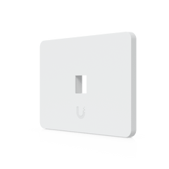 Placa de Pared Horizontal Universal para Keystone de 1 Puerto con Cubierta Pintable, Acabado Personalizable, Paquete con 4 Piezas