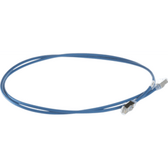Patch Cord Cat6A, Diametro Reducido 28 AWG, Blindado S/FTP, CM/LS0H, 4 Metros, Color Azul