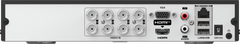 DVR 8 Canales TurboHD + 4 Canales IP / 5 Megapixel Lite - 3K Lite / Audio Bidireccional / ACUSENSE Lite / 1 Bahía de Disco Duro / H.265+ / Salida en Full HD
