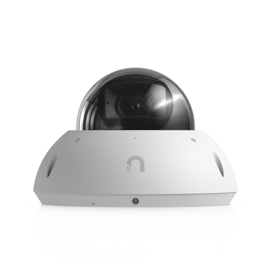 UniFi Protect G6 Pro Dome – Cámara 4K PoE+ Antivandálica y Todo Clima con Motor de IA Multi-TOPS, Zoom Óptico 2.36× y Sensor CMOS 1/1.2 y Visión Noctura IR de Largo Alcance