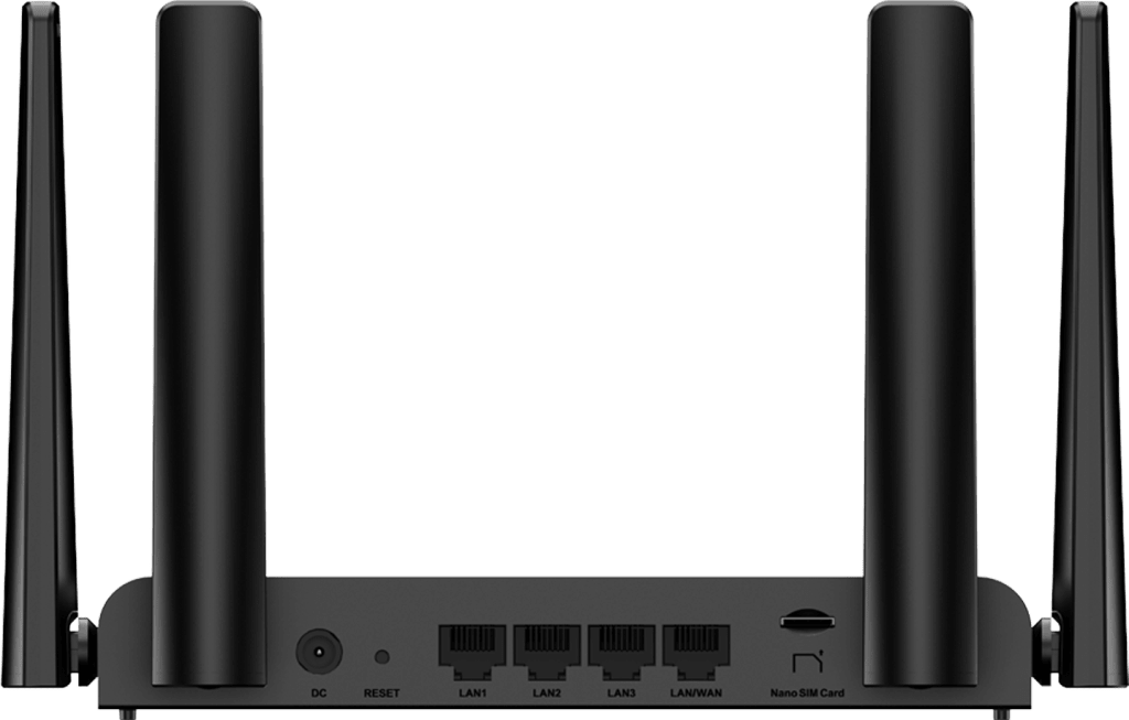 Home Router Inalámbrico Wi-Fi 4 con un Slot para SIM Card 3G / 4G (Detección Automática), Ideal para Zonas Remotas, Rurales o Instalaciones de alarmas / Control de Acceso