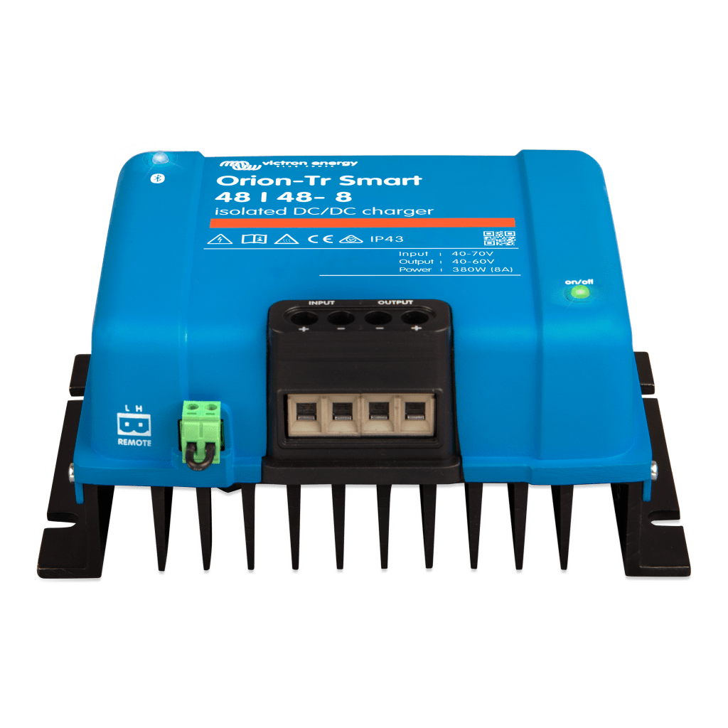 Cargador CC/CC Aislado Orion-Tr Smart / 48V a 48V, 8A / Baterías de Plomo y Litio/ IP43