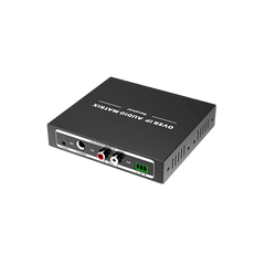 Extensor de Audio sobre IP | PCM 2.0 | 120 m | Matriz Flexible 1 a 1 / 1 a N / N a N | Interfaces Profesionales | Protección ESD | Solo Receptor