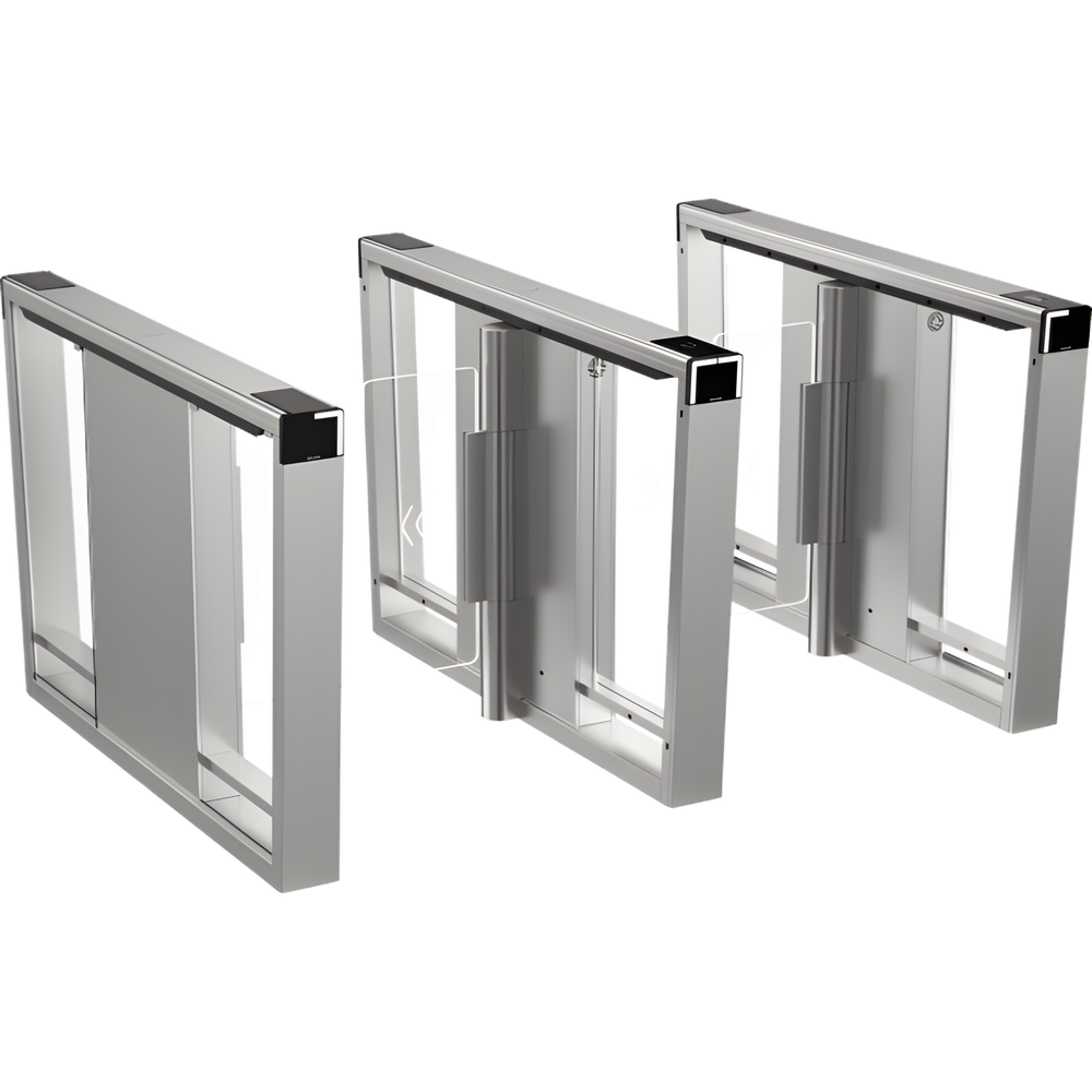 Torniquete Swing Central PREMIUM para Ampliar Carriles / Iluminación LED / Carril de 90 cms / Requiere Torniquetes Izquierdo y Derecho